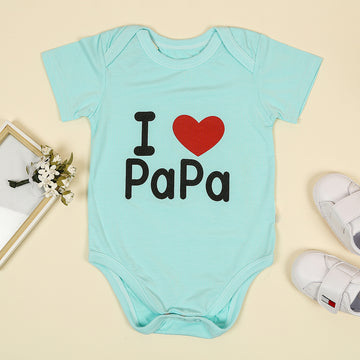 I Love Papa Cotton Onesie