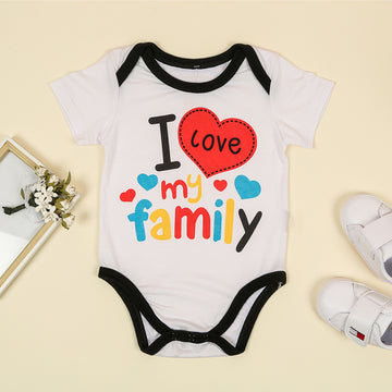 I Love My Family Cotton Soft Onesie