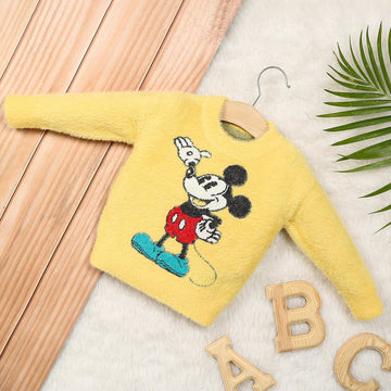 Long-sleeve Fluffy Fleece Sweater