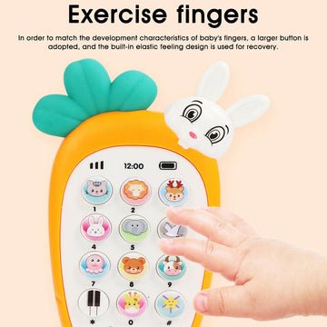 Baby Musical Mobile Phone Toy with Teether