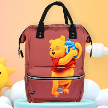 Pooh Printed Diaper Bag