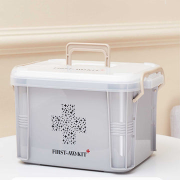 Plastic Medical Kit | First Aid Kit | with Handle