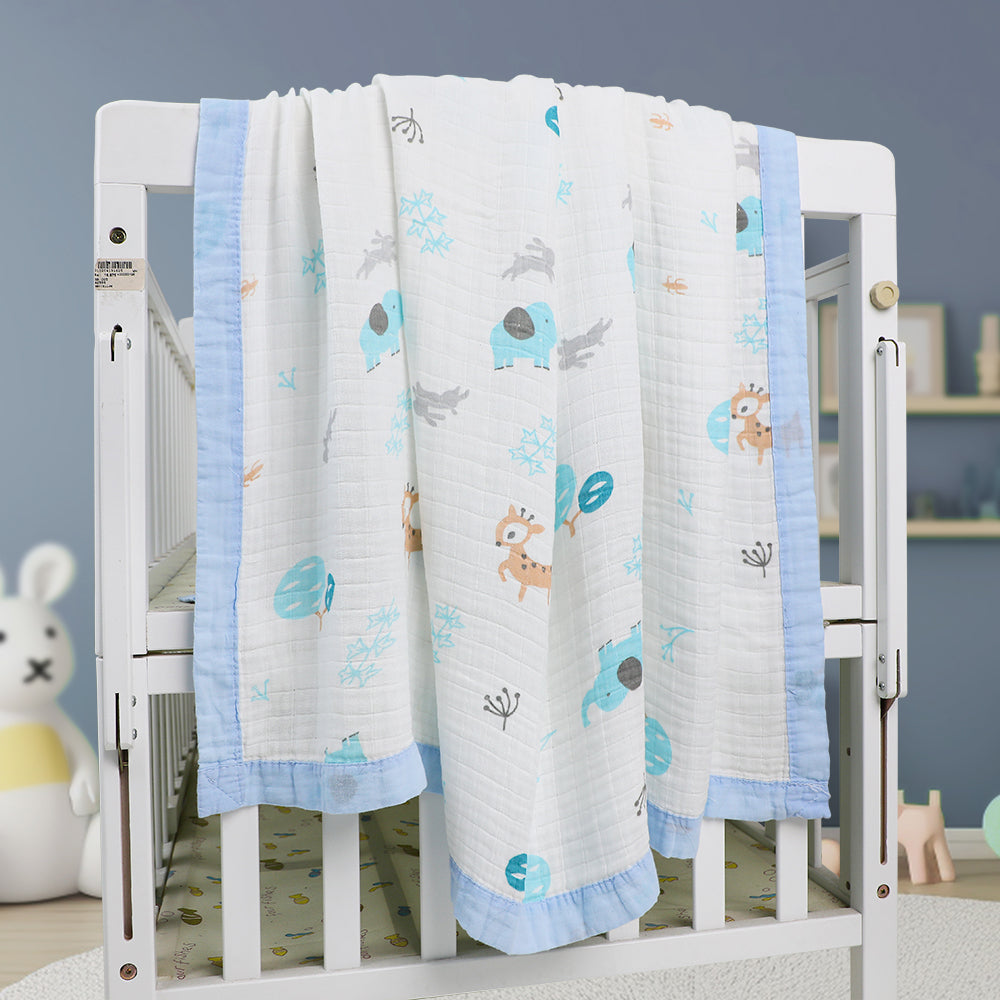 Soft Ultra Muslin Cotton Baby Blanket