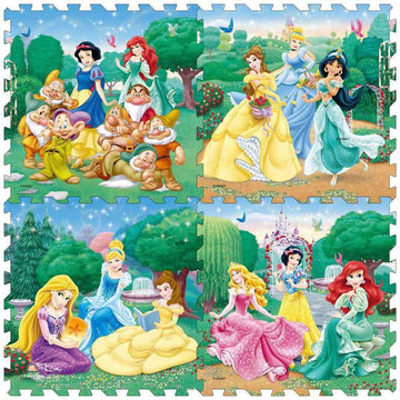 Baby Crawl Mat Set of 4 Disney Princess Print (Each 62x62x1 cm)