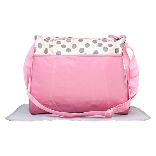 Panda Print Pink Diaper Bag
