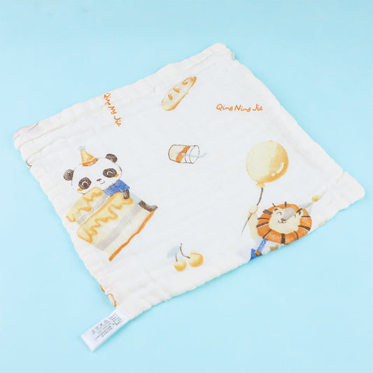 6-Piece Muslin Napkin Set for Kids