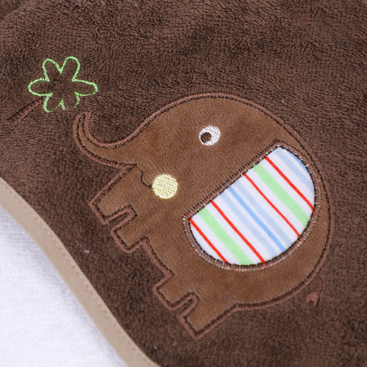 Elephant Hooded Towel for Kids – Soft & Absorbent Bath Towel