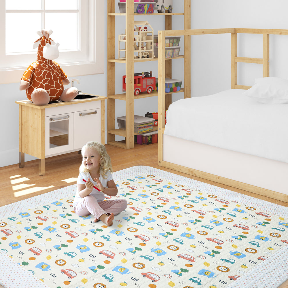 Play Cotton Crawl Mat Washable Anti-skid Portable And Large Size