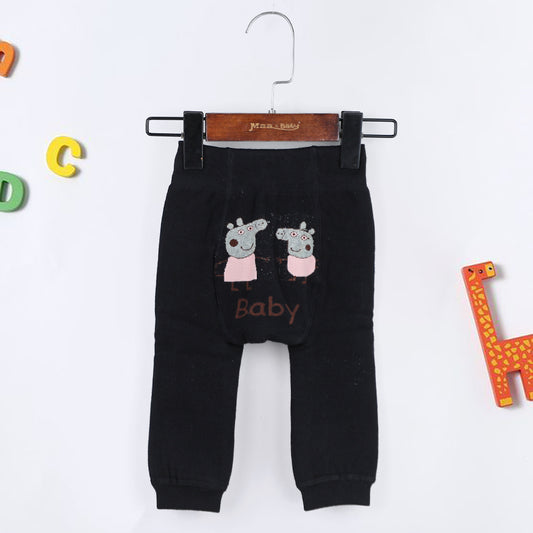 Cute Soft Peppa Print Pants For Baby's