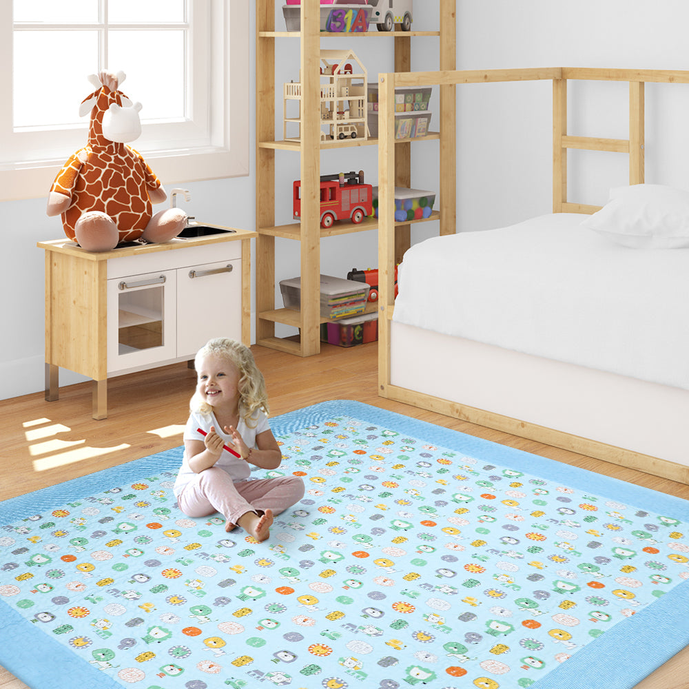 Play Mat  Crawl Cotton Mat For Baby Washable Portable And Large Size
