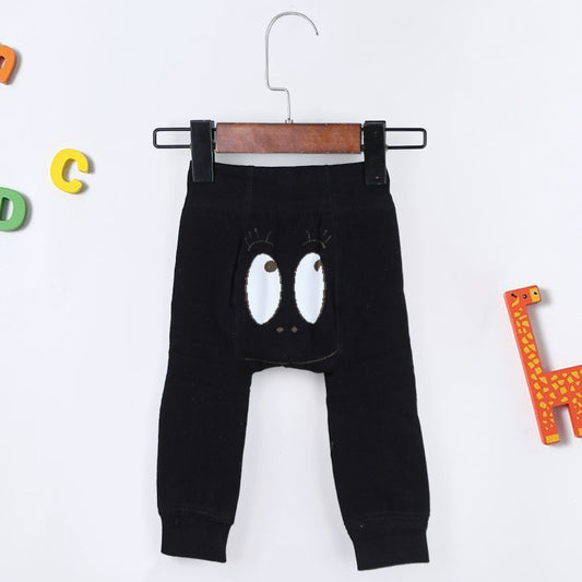 Cute Soft Black Pants For Kids
