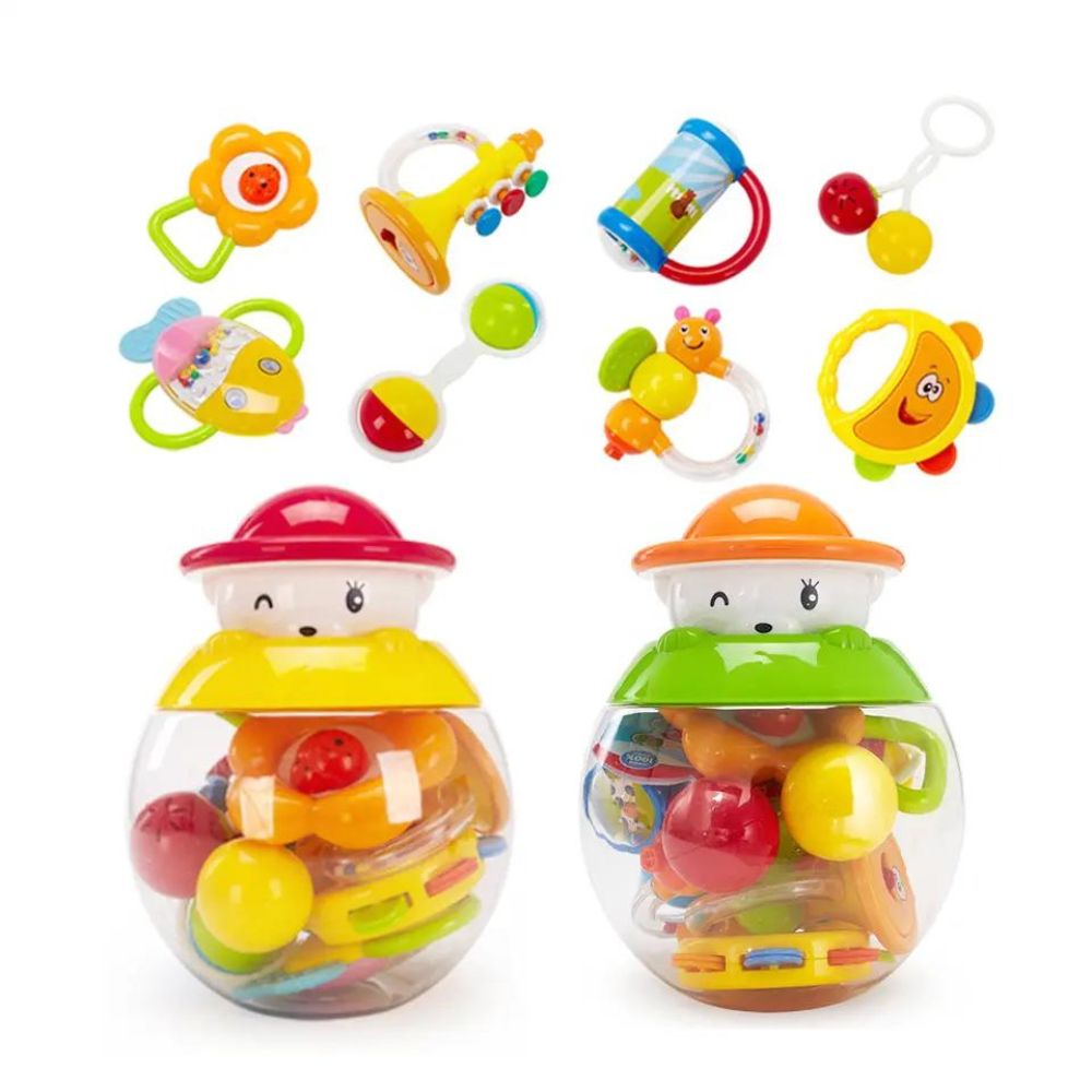 Baby Rattle 8 Pieces Teething Toy