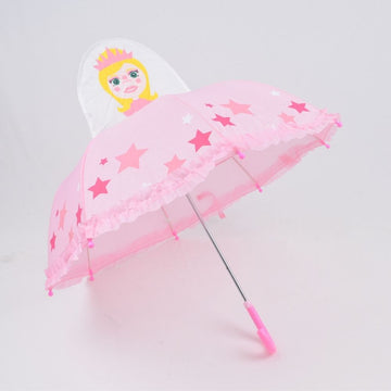 Pink Stylish Fashionable Umbrellas For Baby Girls  3 - 8 Years