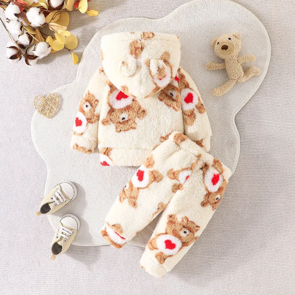 Kids' Full-Sleeve Fur Full Suit - Cozy Animal Costume