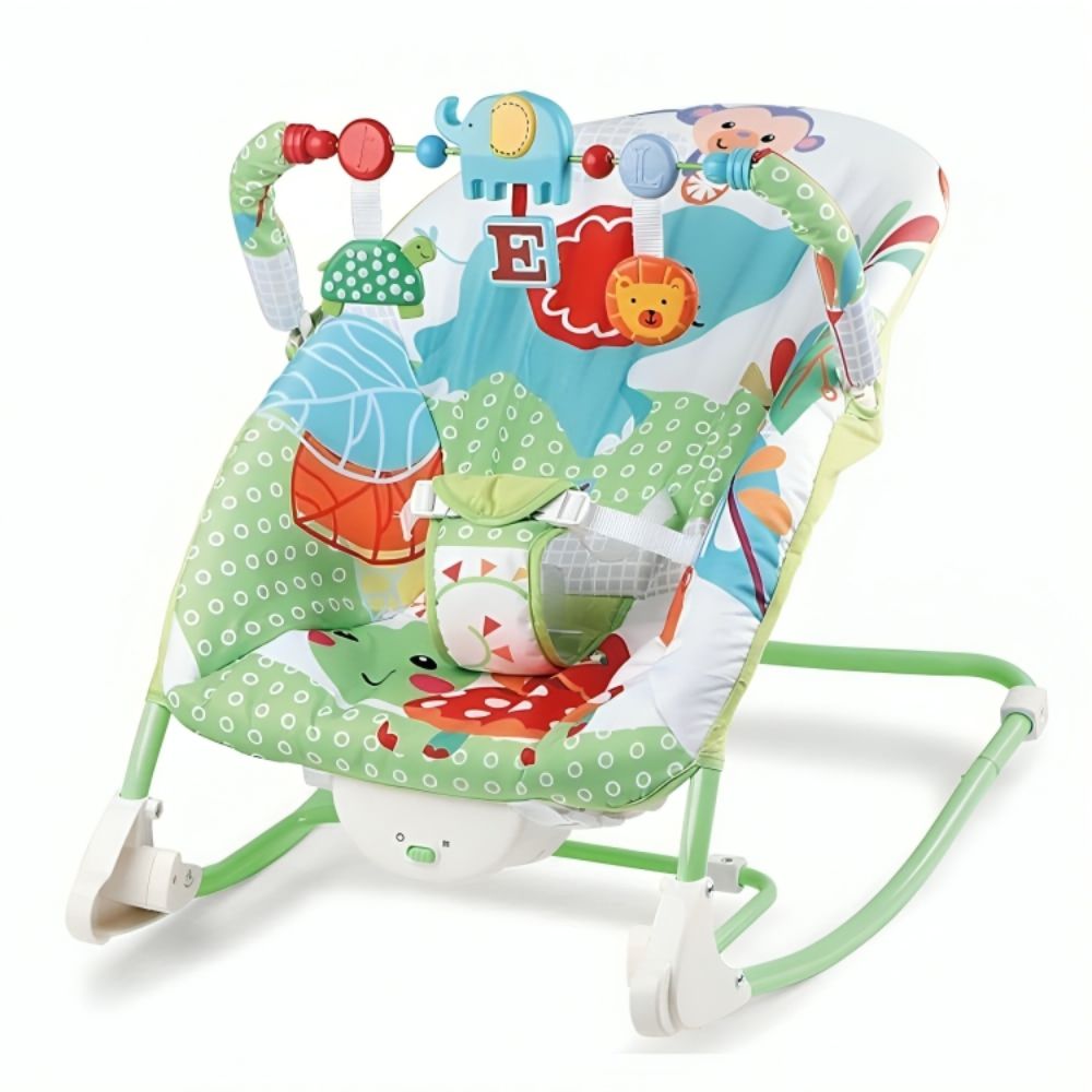Rocker for baby green color