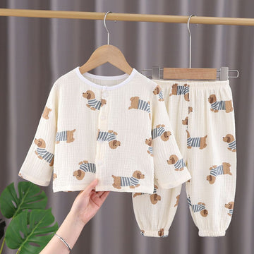 Dog Print Nightsuit for Kids