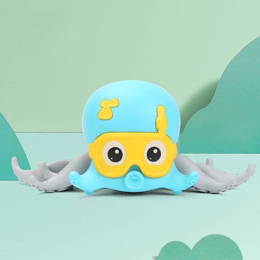 Six-legged Octopus With Swimming Goggles Bath Toys