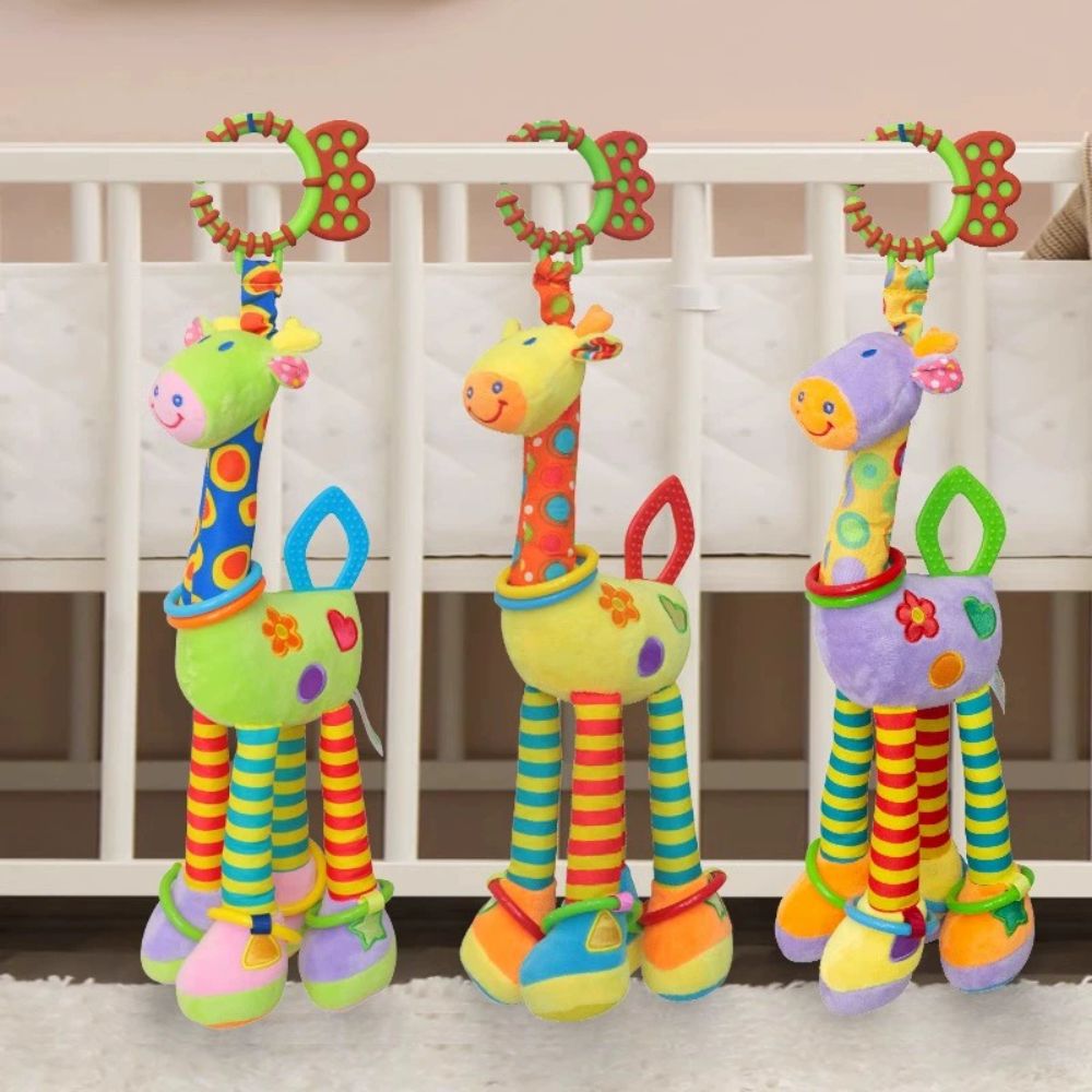 Colorful Hanging Giraffe Soft Toy