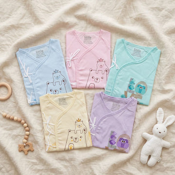 Half-Sleeve Wrapper Vest for Newborn Baby