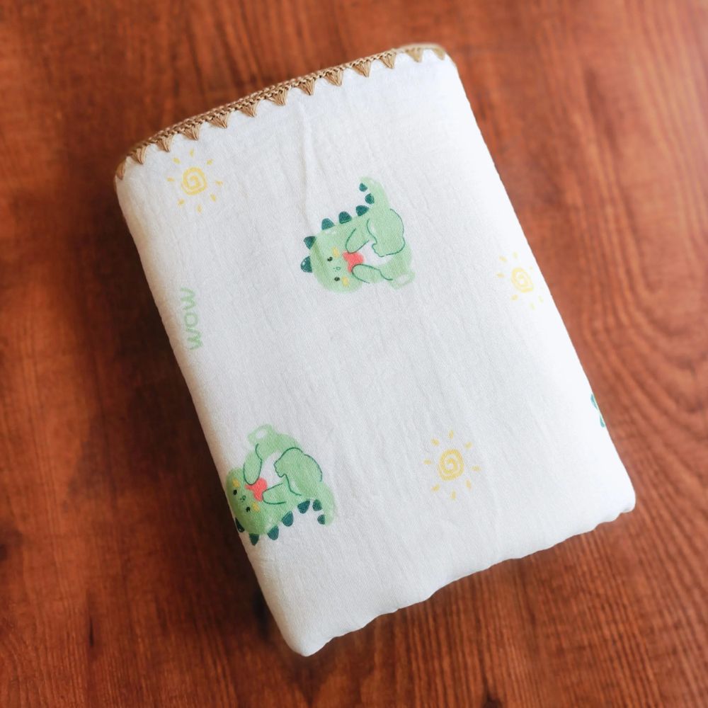 Printed Muslin Baby Blanket