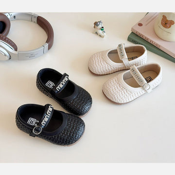 Elegant Weave Flats for Girls