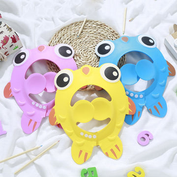 Adjustable Baby Shower Cap – Soft Shampoo Shield Hat