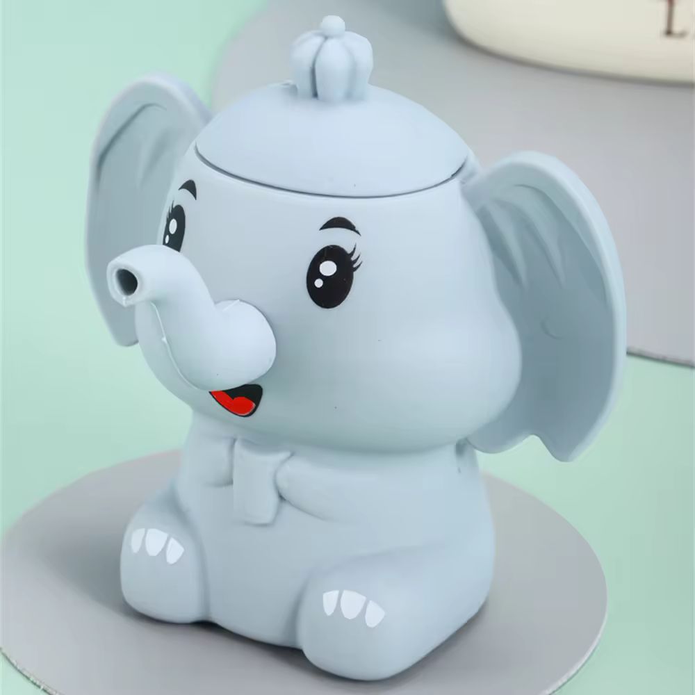 Super Soft Elephant Shape Silicone Sipper Cup