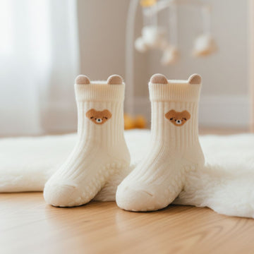 Kids' Teddy Bear Design Socks