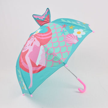 Girls Umbrella With Super Cute Mermaid Print