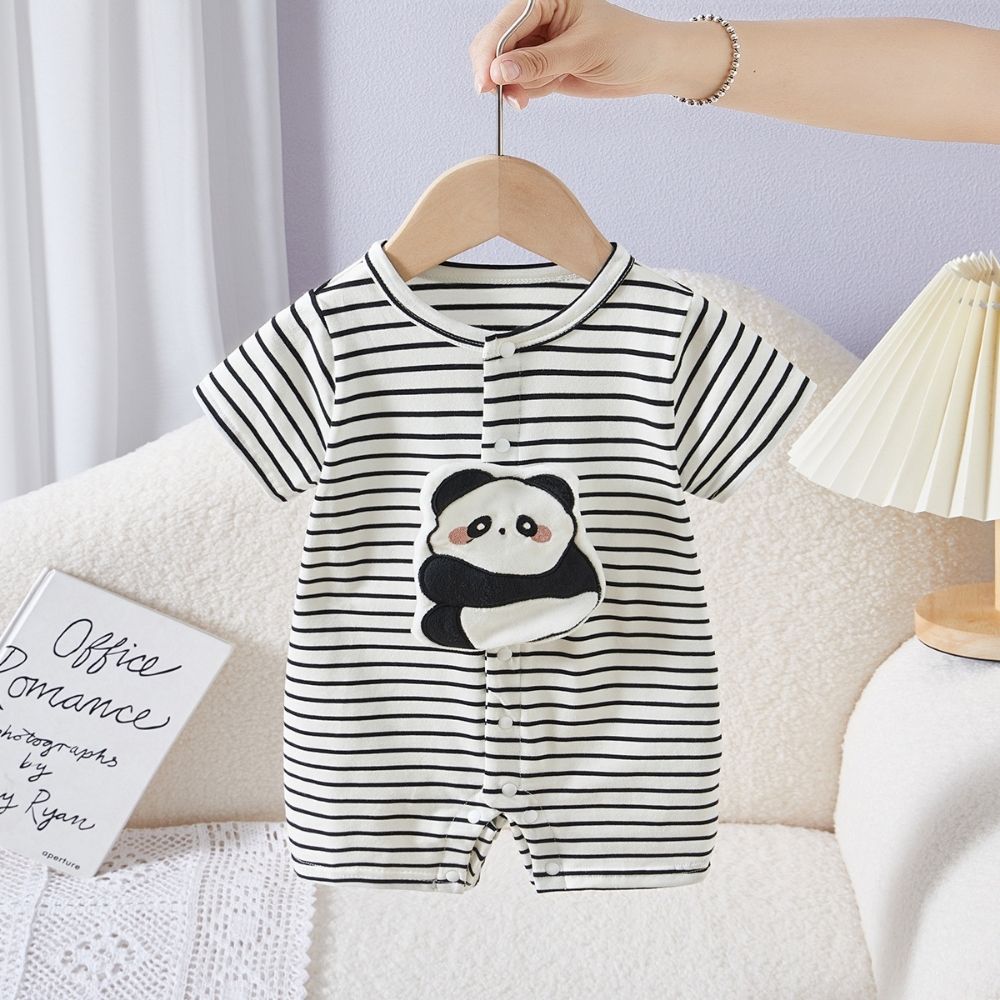 Panda Half Sleeve Romper