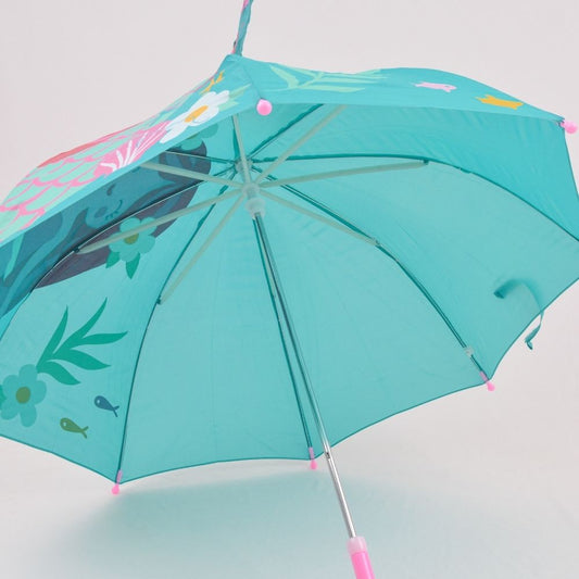 Girls Umbrella With Super Cute Mermaid Print