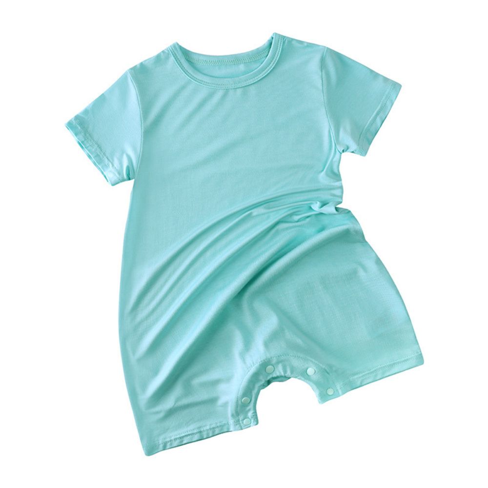 Plain Half-Sleeve Romper for Kids