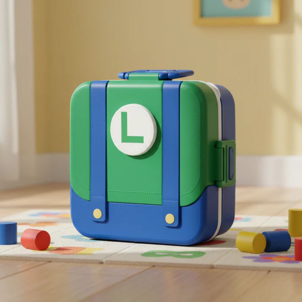 Mario & Luigi Theme Bento Lunch Box for Kids