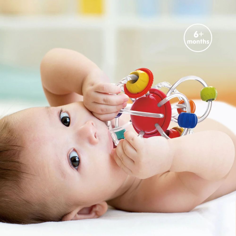 Baby Sensory Toy – Planet Hand Catching Ball / Solar System Rattle & Teether