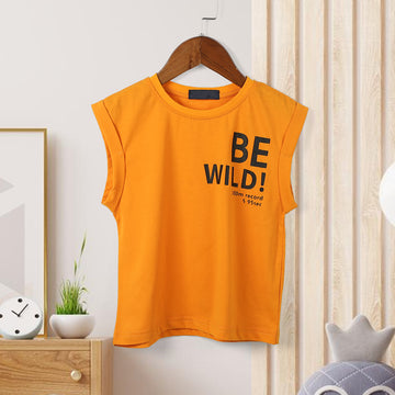 Be Wild Print T-shirt