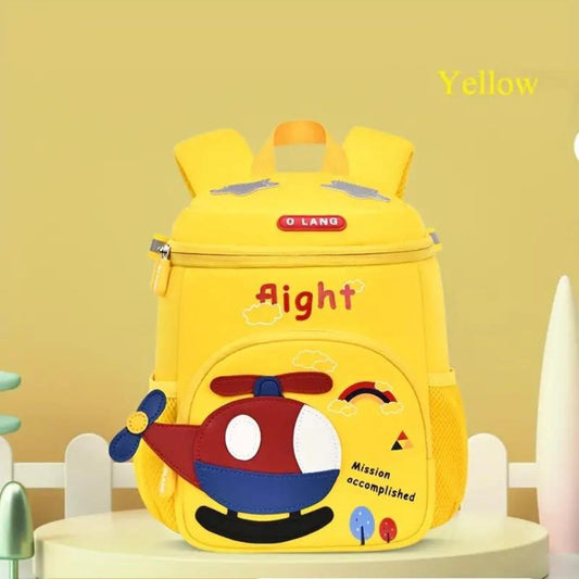 Soft Bucket Bag  For Kids With Helicopter Design