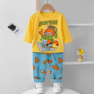 Garfield Printed Cotton Pyjamas