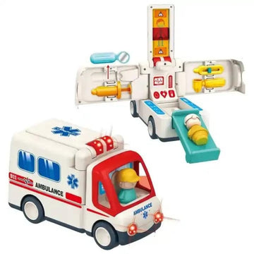 Toy Ambulance - Emergency Rescue Vehicle for Kids