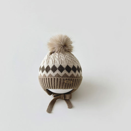 Cozy Knitted Baby Winter Woolen Cap - Warm & Adorable