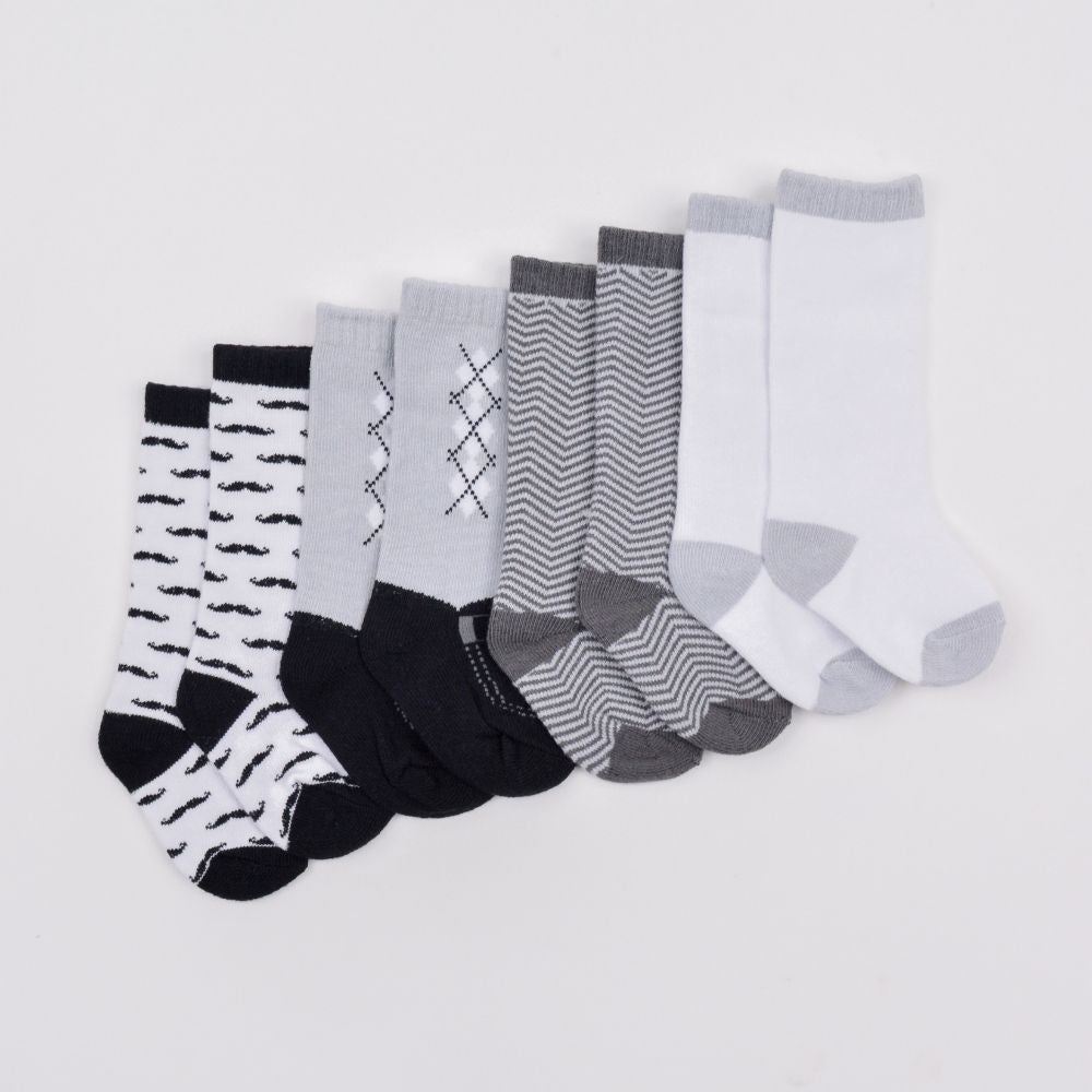 4 Pairs Knee High Socks Set