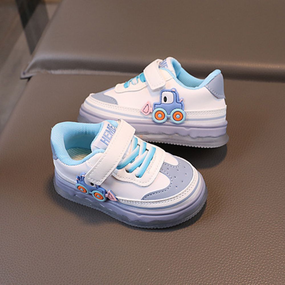 Year Baby Boy Shoes Flashy Car Logo Lighting Shoes For Boys