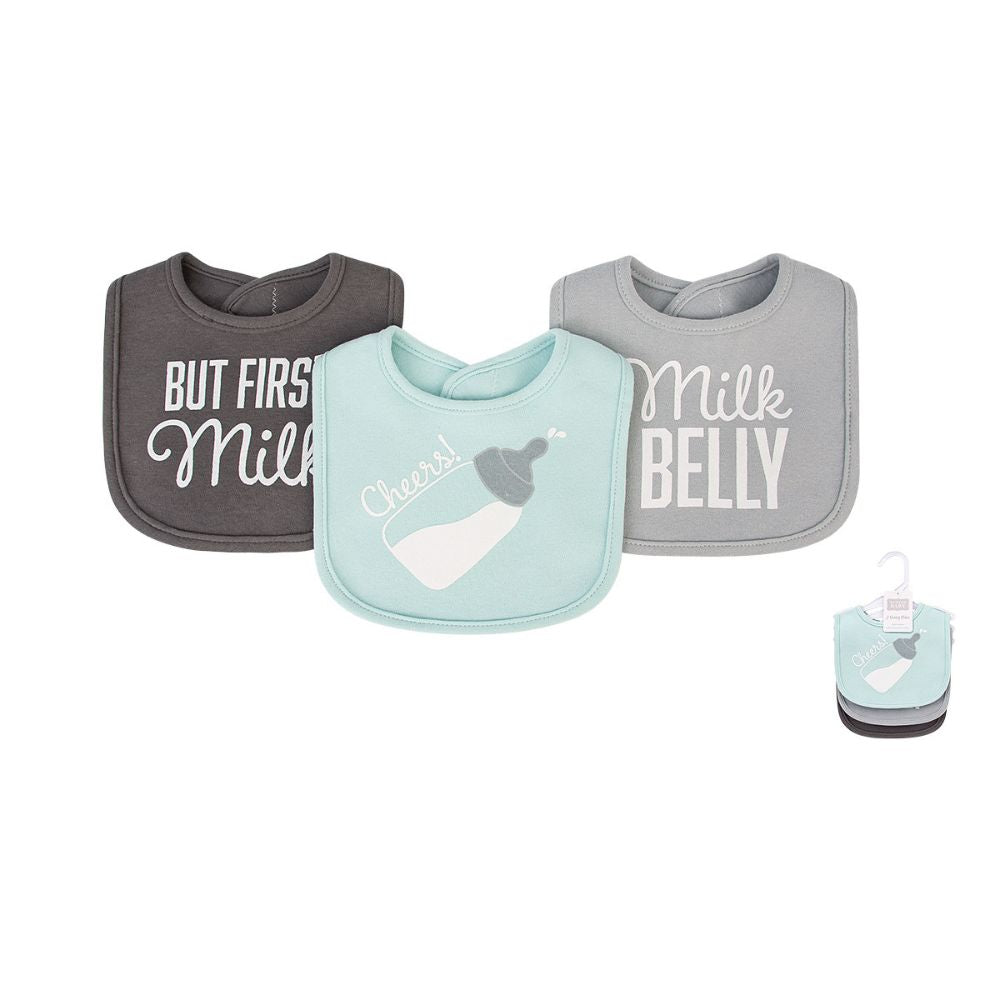 Chears set of Three Baby Bibs