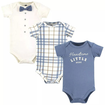 Little Dude Cotton Body Suit - Pack of 3
