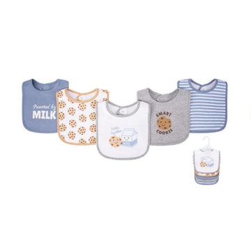 Baby Cotton Bibs – Set of 5