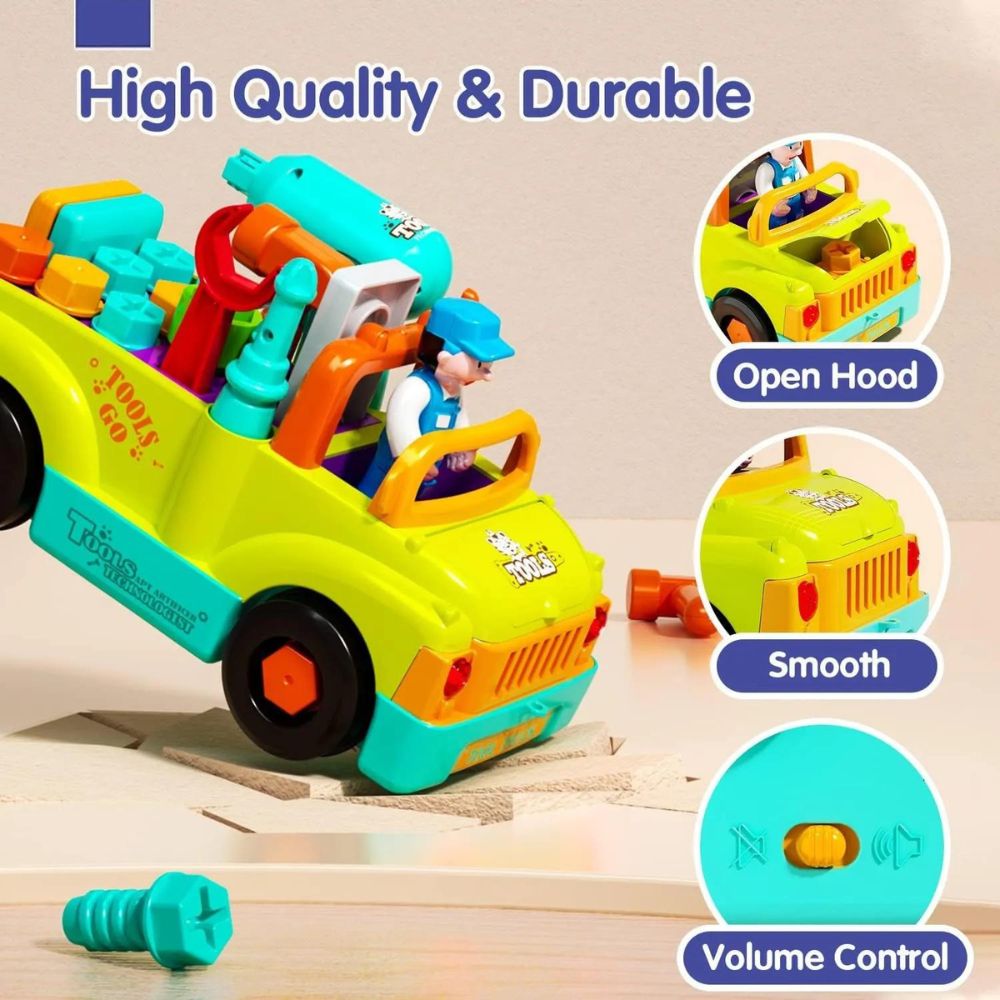 Little Mechanic Tool Truck Toy For Baby
