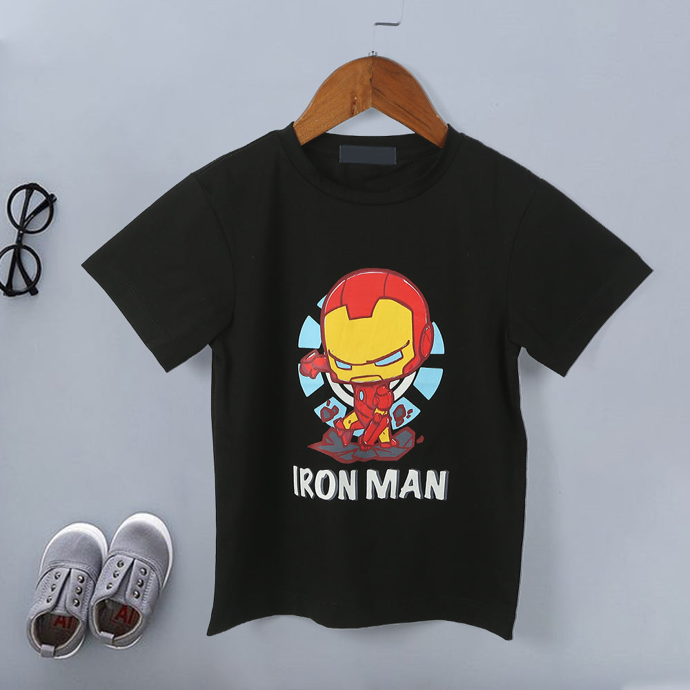 Iron Man Print T-Shirt