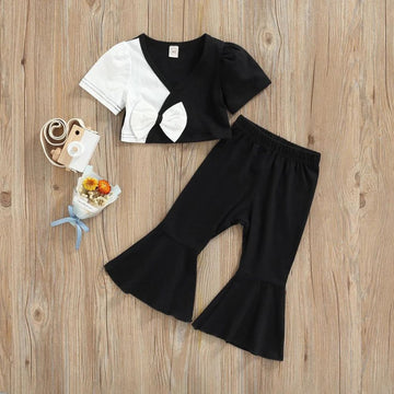 Top and Flare Pants Set