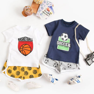 T-Shirt And Shorts Set 0-3 Month