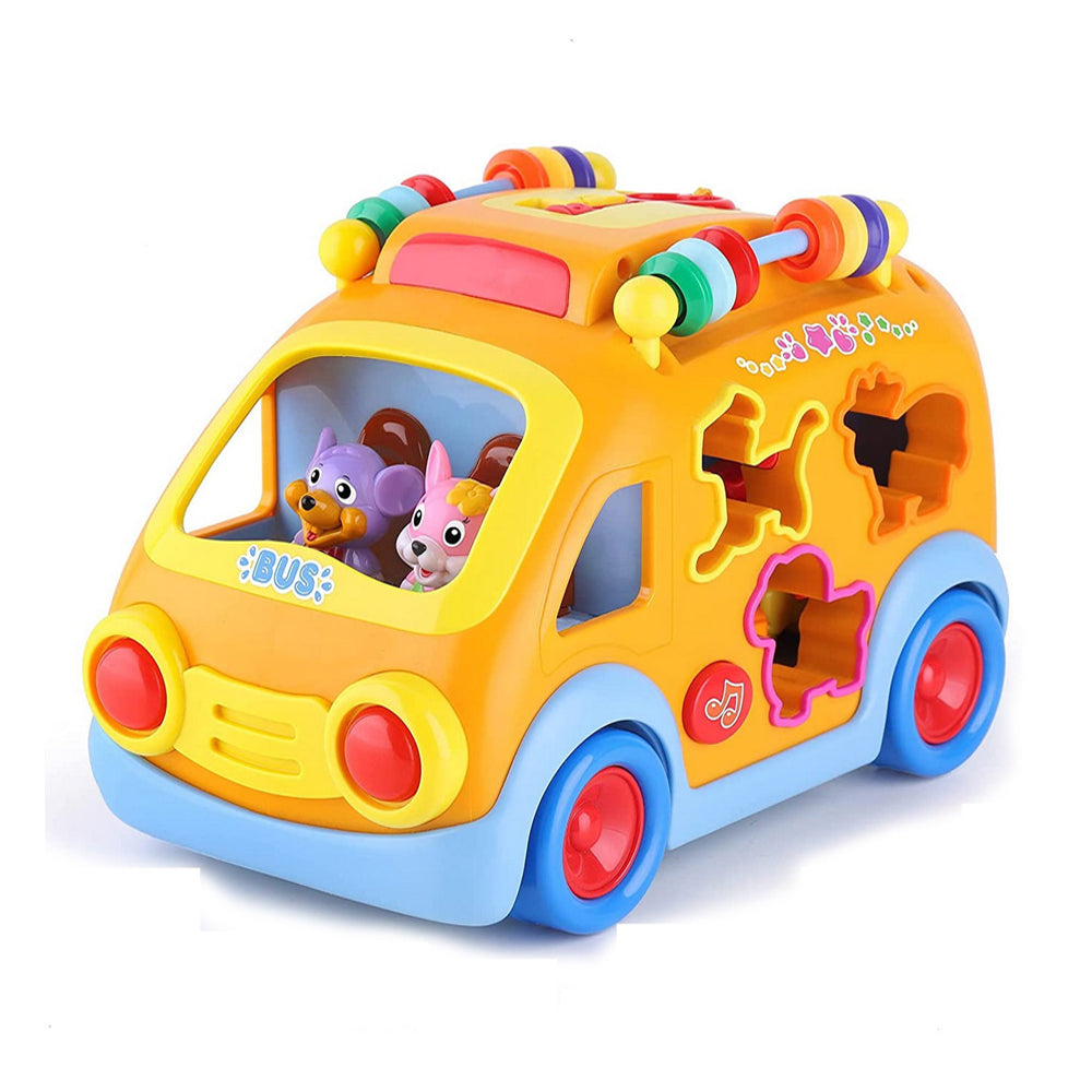 School Bus Toy With Light & Music