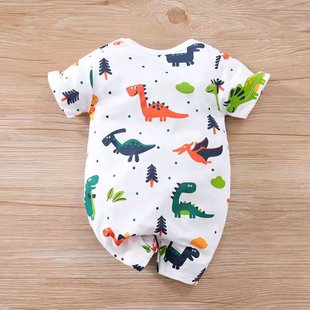 Baby Dinosaur Print Romper